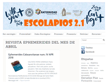 Tablet Screenshot of escolapios21.org